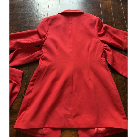 Pretty Little Thing Size 0 Women's Blazer with Oversized Tie - Picture 5 of 7